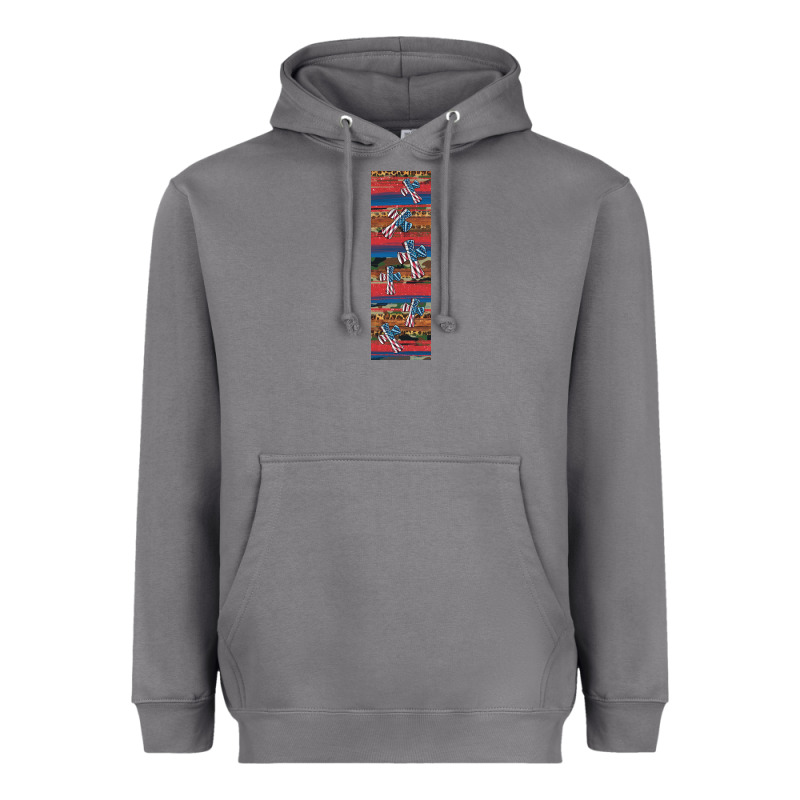 Usa Flag And Cross Penwraps Heavyweight Hoodie by Artiststas | Teevron