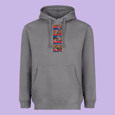 Usa Flag And Cross Penwraps Heavyweight Hoodie Designed By Artiststas