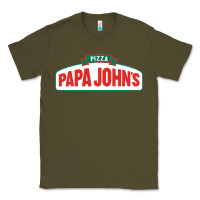 Army Green product pizza papa jhons Classic Tee - minhPixels