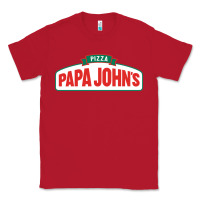 Red product pizza papa jhons Classic Tee - minhPixels