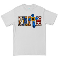 Dove Grey faith  th of july cross Premium Tee - Jasminsmagicworld