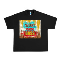 Black wifey mama boss Urban Heavy Tee - TumblerDesignByShophia