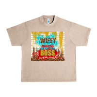 French Oak wifey mama boss Urban Heavy Tee - TumblerDesignByShophia
