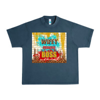 Midnight Navy wifey mama boss Urban Heavy Tee - TumblerDesignByShophia