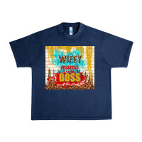 Navy wifey mama boss Urban Heavy Tee - TumblerDesignByShophia