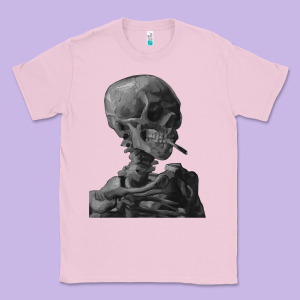 Vincent Van Gogh Skull Of A Skeletonvintage Halloween Skull Classic Tee Designed By Minhpixels