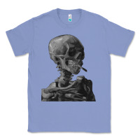 Colony Blue Vincent Van Gogh Skull of a SkeletonVintage Halloween Skull Classic Tee - minhPixels
