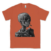 Copper Vincent Van Gogh Skull of a SkeletonVintage Halloween Skull Classic Tee - minhPixels