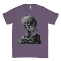 Lavender Vincent Van Gogh Skull of a SkeletonVintage Halloween Skull Classic Tee - minhPixels