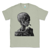 Matcha Vincent Van Gogh Skull of a SkeletonVintage Halloween Skull Classic Tee - minhPixels