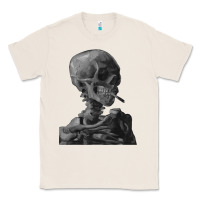 Natural Vincent Van Gogh Skull of a SkeletonVintage Halloween Skull Classic Tee - minhPixels