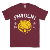 Burgundy Tiger Shaolin Kung Fu Chinese Symbol Wushu Martial Arts Gift Classic Tee - minhPixels