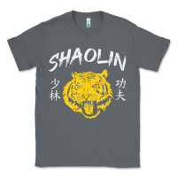 Charcoal Heather Tiger Shaolin Kung Fu Chinese Symbol Wushu Martial Arts Gift Classic Tee - minhPixels