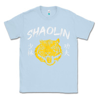 Dusty Blue Tiger Shaolin Kung Fu Chinese Symbol Wushu Martial Arts Gift Classic Tee - minhPixels