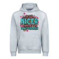 Heather Grey i'll try to be nicer if you'll try ti be smarter Urban Hoodie - AdoDesignShop