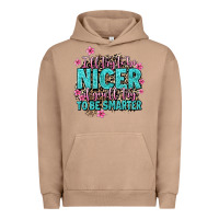 Pigment Burro i'll try to be nicer if you'll try ti be smarter Urban Hoodie - AdoDesignShop