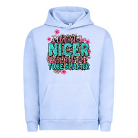 Pigment Grape Ice i'll try to be nicer if you'll try ti be smarter Urban Hoodie - AdoDesignShop