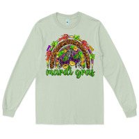 Matcha Mardi Gras rainbow and masks Long Sleeve Tee - HowdyJamesFarm