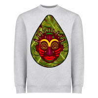 African Masks Teardrop  7 Heavyweight Sweatshirt | Teevron