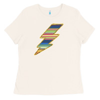Bone Yellow Aztec Patterned Lightning Ladies Tee - Bettercallsaul