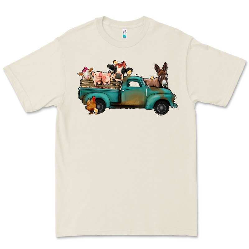 Farm Animals Truck Premium Tee by Jasminsmagicworld | Teevron