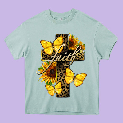 Western Faith Heavy Core Tee Designed By Lillyallendesigns