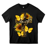 Black Western Faith Heavy Core Tee - LillyAllenDesigns