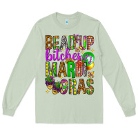 Matcha Bead up bitches it's Mardi Gras Long Sleeve Tee - HowdyJamesFarm