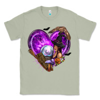 Matcha Halloween Heart with Witch Classic Tee - texasbilliewilder