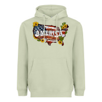Matcha usa map Heavyweight Hoodie - Artiststas