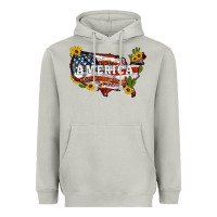 Moon Dust usa map Heavyweight Hoodie - Artiststas