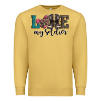 Antique Gold armed forces day love my soldier Premium Sweatshirt - Artiststas