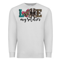 Dove Grey armed forces day love my soldier Premium Sweatshirt - Artiststas