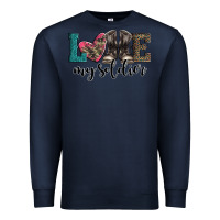 Navy armed forces day love my soldier Premium Sweatshirt - Artiststas