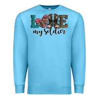 Ocean Blue armed forces day love my soldier Premium Sweatshirt - Artiststas