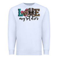 White armed forces day love my soldier Premium Sweatshirt - Artiststas