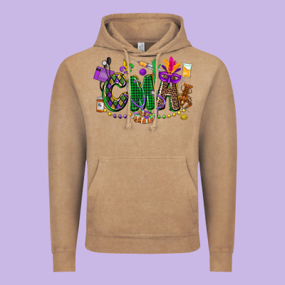 Cma Mardi Gras Cowgirl Vintage Hoodie Designed By Cowgirlartshop