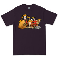Plum farm animals with sunflower headbands Premium Tee - Jasminsmagicworld