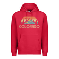 Cardinal Colorado Retro Vintage Mountains Nature Hiking Premium Hoodie - minhPixels