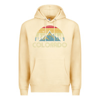 Pina Colada Colorado Retro Vintage Mountains Nature Hiking Premium Hoodie - minhPixels