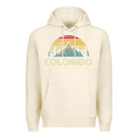 Tofu Colorado Retro Vintage Mountains Nature Hiking Premium Hoodie - minhPixels