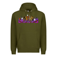 Army Green halloween mini libbey glass Premium Hoodie - BundleAndBundleShop