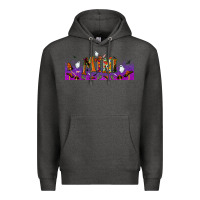 Charcoal Heather halloween mini libbey glass Premium Hoodie - BundleAndBundleShop