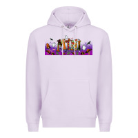 Lilac halloween mini libbey glass Premium Hoodie - BundleAndBundleShop