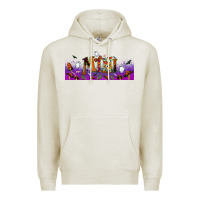 Oatmeal Heather halloween mini libbey glass Premium Hoodie - BundleAndBundleShop