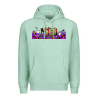 Seafoam halloween mini libbey glass Premium Hoodie - BundleAndBundleShop