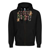 Black Cookie Baking Crew Zipper Hoodie - CowhideDigitalArt