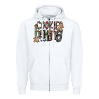White Cookie Baking Crew Zipper Hoodie - CowhideDigitalArt