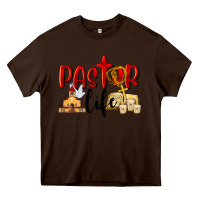 Chocolate Brown Pastor Life Heavy Core Tee - LillyAllenDesigns