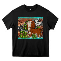 Black hereford cactus tumbler Heavy Core Tee - JahusDesignShop